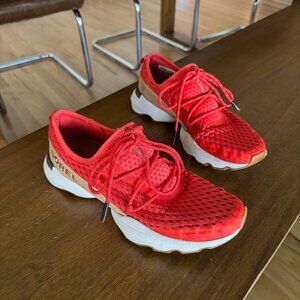 Sorel KINETIC IMPACT LACE Sneakers SIGNAL RED / ROUGE SIGNAL NIB